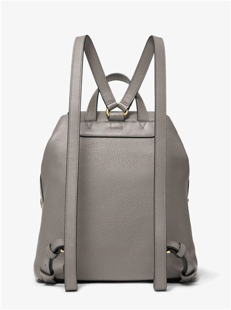 michael michael kors raven leather backpack|Raven Medium Pebbled Leather Backpack .